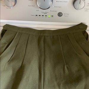 High waisted cropped trousers